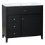 Meuble-lavabo noir 36 po avec lavabo-1275680939