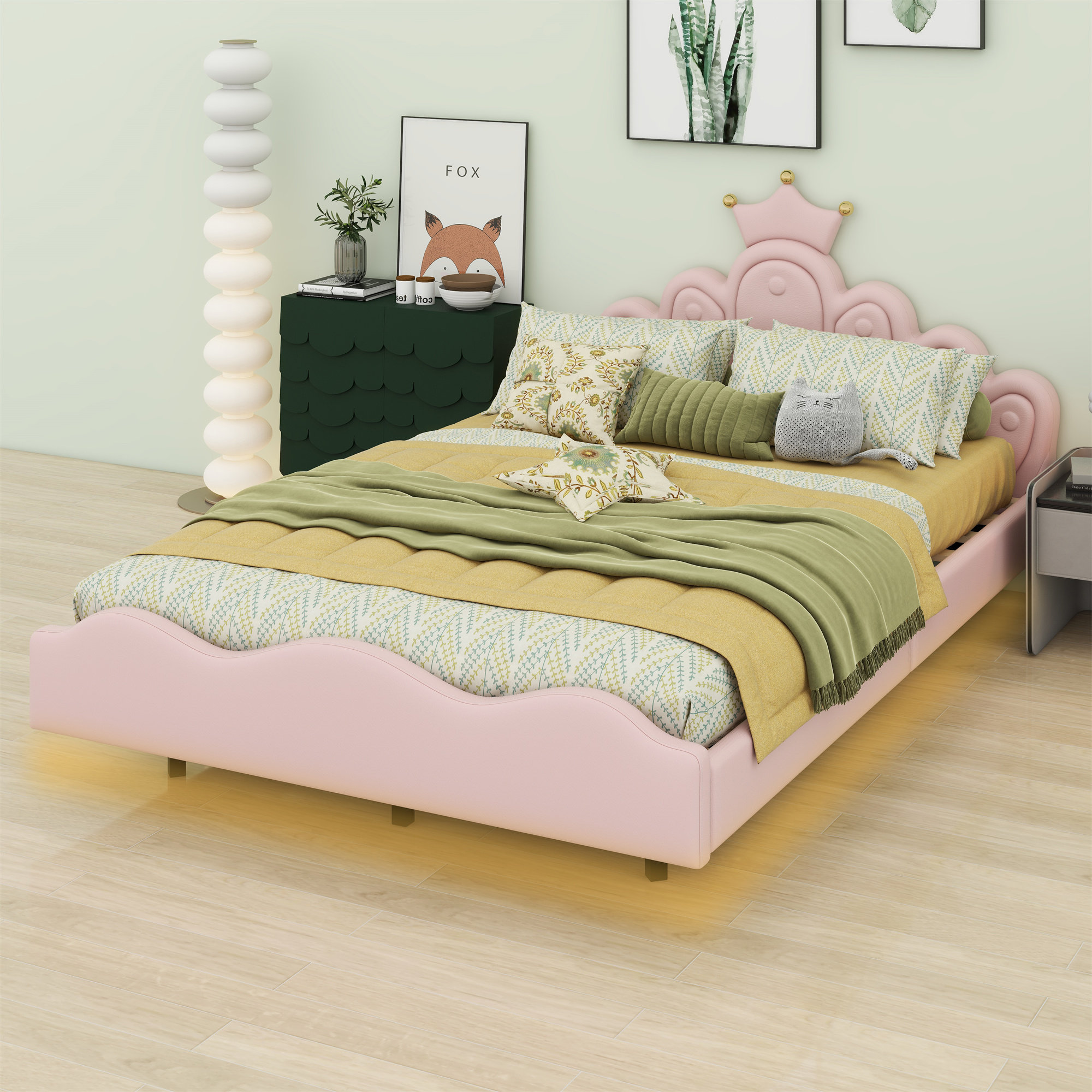 House of Hampton® Vanaheim Upholstered Panel Bed | Wayfair