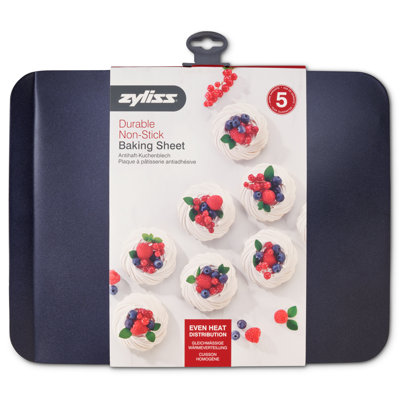 Plaque à pâtisserie antiadhésive en acier au carbone 14 po Zyliss