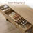 Pomodoro Boho Rattan 3-Drawer Storage Desk-861470907-867220978