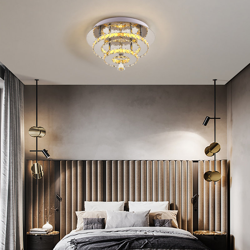 Semi Flush Mount, Gold