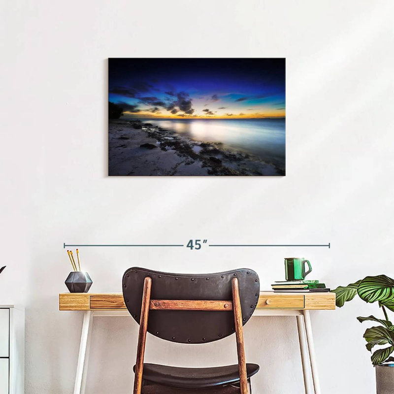 Gillard Shadowy Gillard coucher de soleil, H 20 po x l 30 po