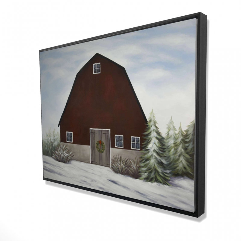 «It's Winter On The Farm», reproduction sur toile