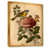 Toile avec cadre flottant or