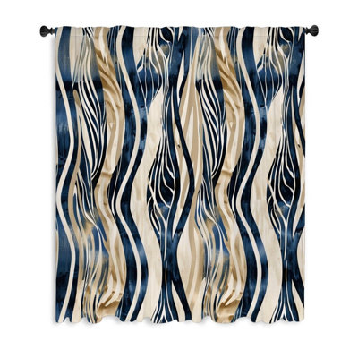 Rideaux de fenêtre à motif animal, rideaux occultant et motif nature - 1 panneau