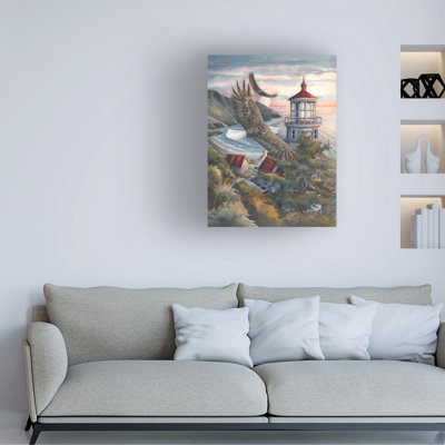 Wrapped Canvas Wall Art - Jody Bergsma 'Guided by the Light of Hope' Wall Art for Living Room, Bedroom, or Office Décor  - 18x24