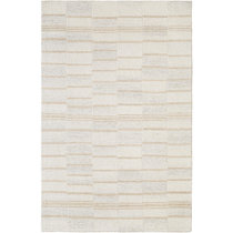 Bardot Hand-Knotted Wool Abstract Modern High Low 8'x10' Rug