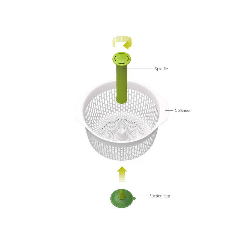 Spindola In-sink Salad Spinning Colander