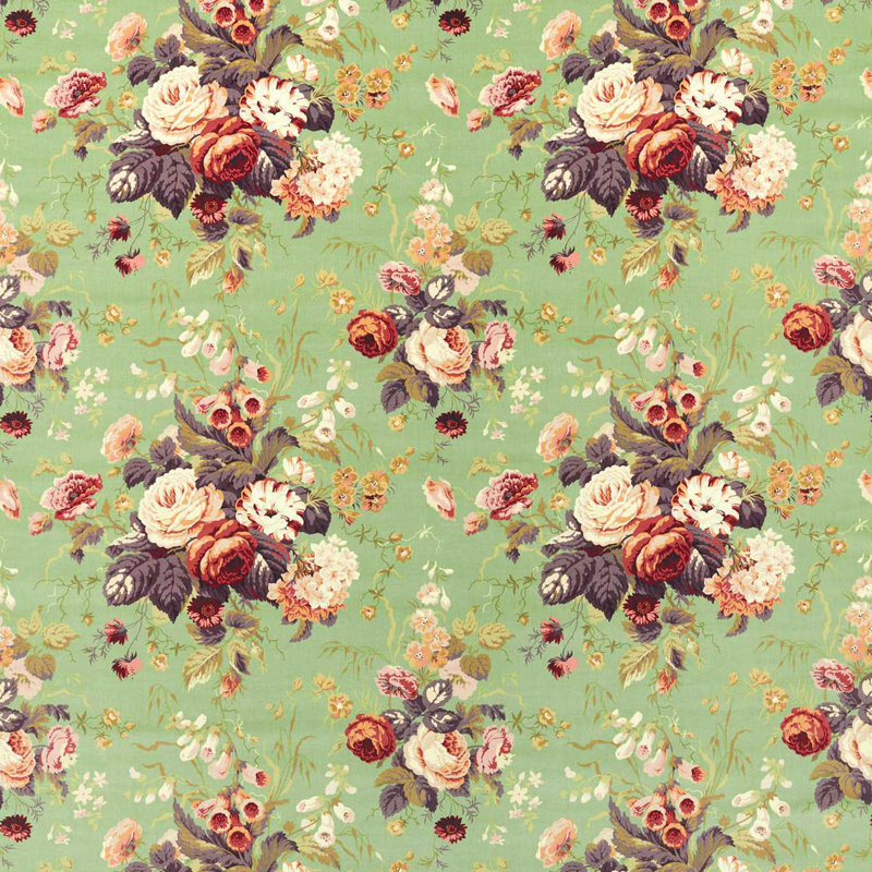 Stapleton Park Fabric, Squirrel/Olive