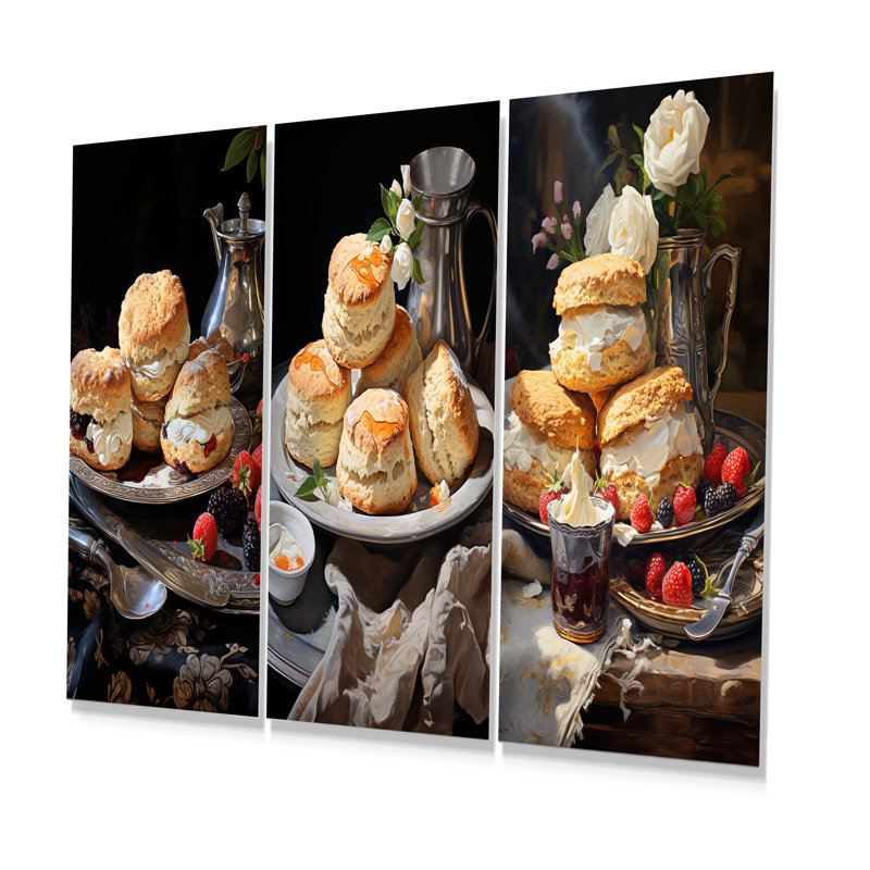 Ensemble de salon 3 pièces Freshly Baked Scones Harmony - Desserts, H 32 po x l 48 po