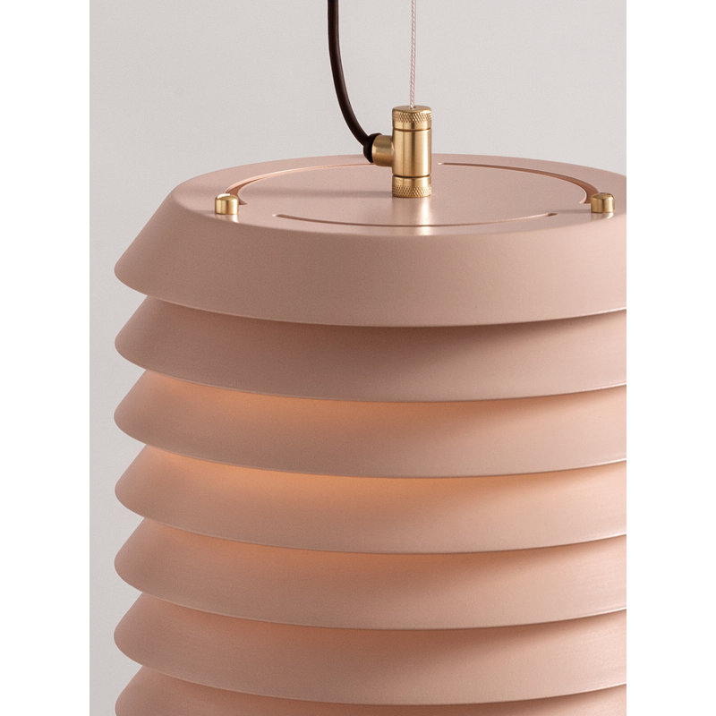 Maija 15, 123.6" H x 5.9" W x 5.9" D, Satin Nude Rose