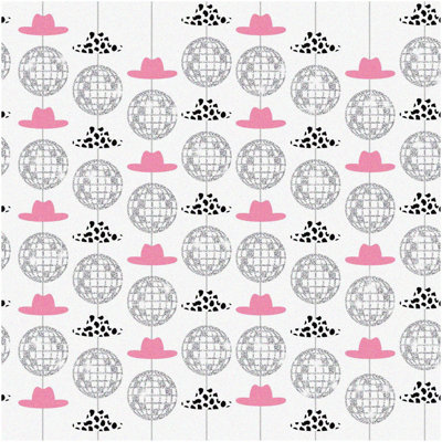 Musical Notes Birthday Bash Banner Black Garland
