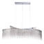 Casswell 2 - Light Chrome Plate And Silver Effect Chain LED Crystal Pendant