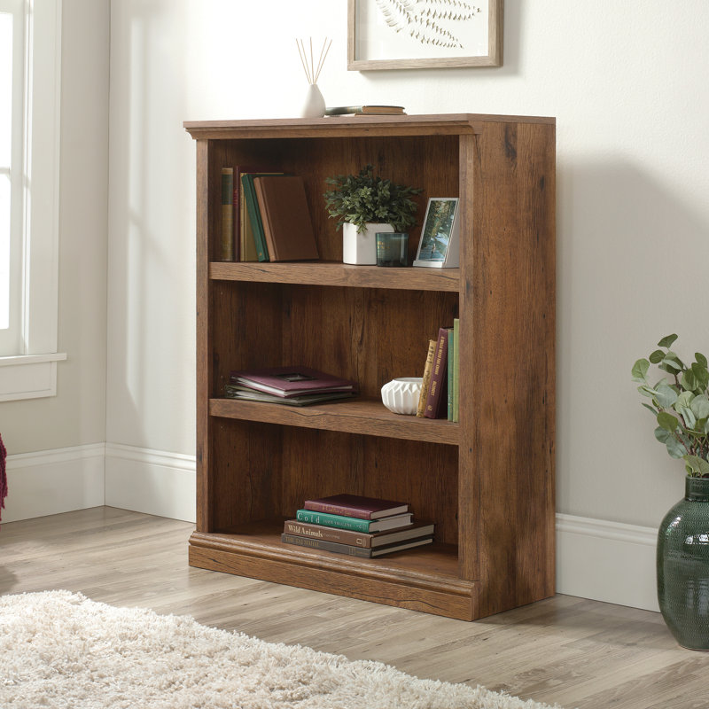 Hartman Bookcase, Vintage Oak, (3 Shelves) 43.78" H x 35.28" W x 13.23" D
