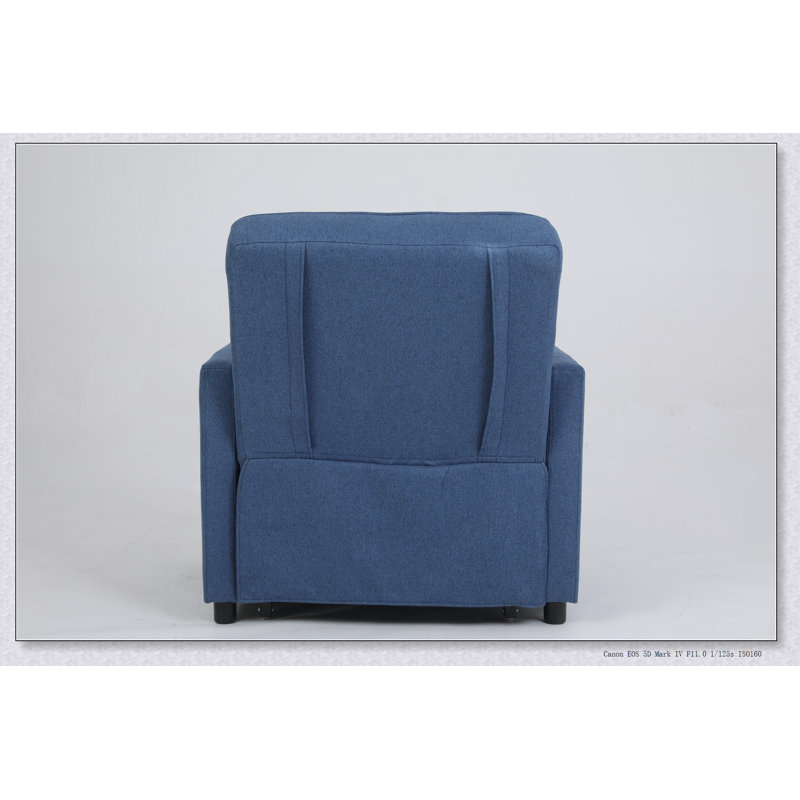 3-In-1 Convertible Sleeper Chair With Adjustable Backrest, USB Ports, And Side Pocket For Versatile Comfort And Functionality