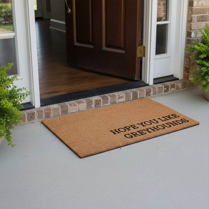 Hope You Like Greyhounds Doormat, 17"x29", Greyhounds, 17" x 29"