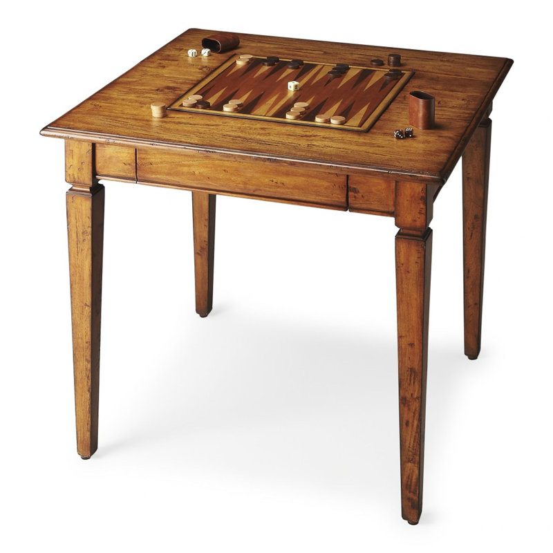30" Mountain Lodge Chess & Backgammon Table