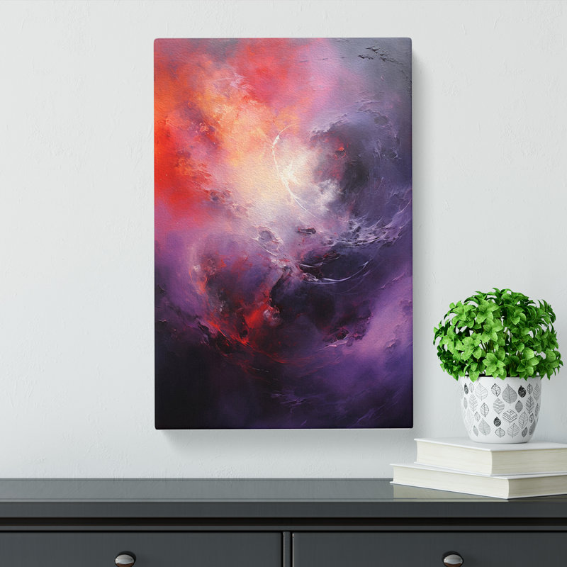 Galaxy Gestural No.2 - Wrapped Canvas, 50cm H x 35cm W x 3cm D