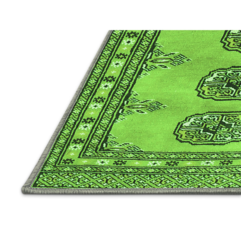 Washable Southwestern Indoor Rug, Rectangle 2' x 4'
