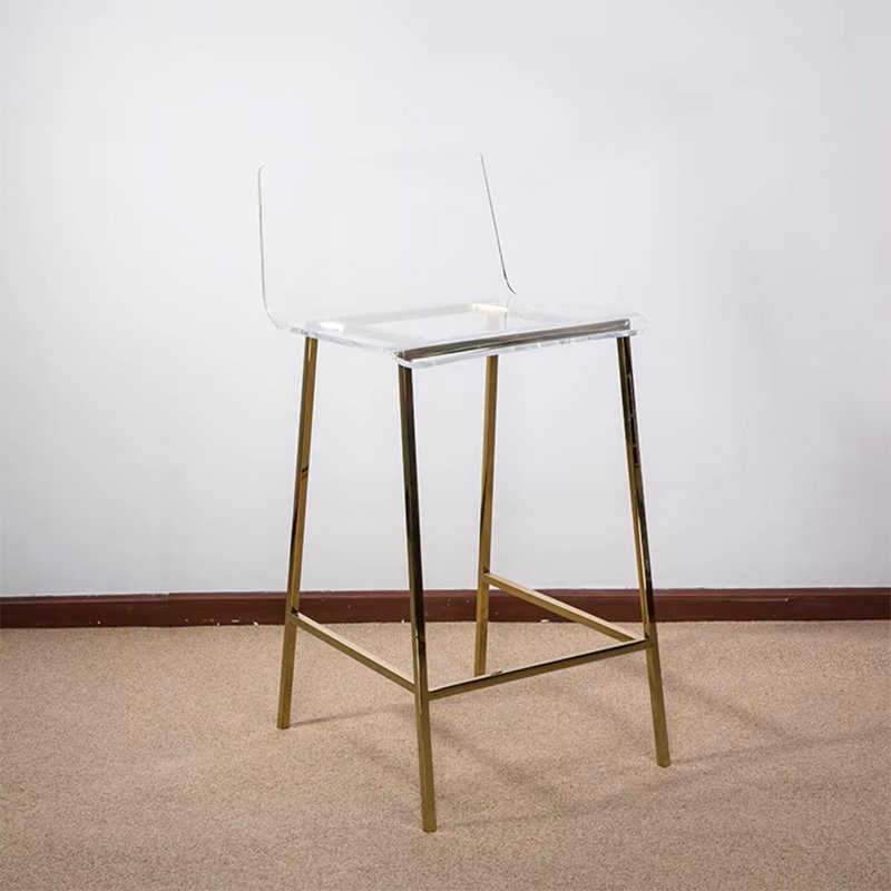 Tabouret de comptoir Krasimira Melissa, Doré, 1