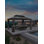 Toit en métal avec lumière L 9 pi. D Pavillon de jardin en aluminium