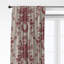 Country Lane Toile Crimson Cotton Simple Top Pocket Drapery Panel Set of 2-1581702590