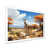 White Single Picture Framed
