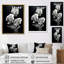 «Black and White Modern Coral Dream - Beach and Ocean, art mural sur toile-95878839-95878836