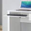 Bureau d'étudiant avec huche Bureau à domicile l 39 po Bureau d'écriture compact Bureau d'ordinateur portable 1 tiroir blanc-231784639