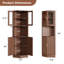 Grande armoire d'angle 64,9 "avec porte en verre-1634175968-1871020906