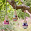 Teardrop Recycled Cotton Birdhouse