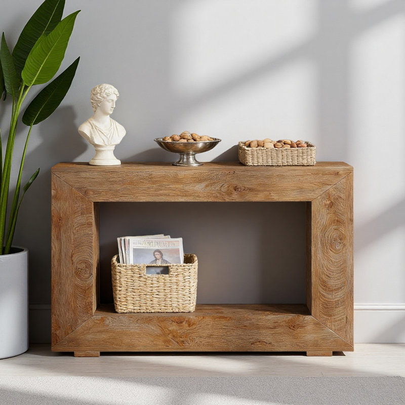 Canapé d'entrée moderne, console, Bois