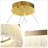 Jull LED Wagon Wheel Chandelier