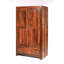 2 Door Solid Wood Wardrobe