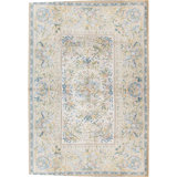 Hand-Knotted High-Quality Beige and Beige Area Rug