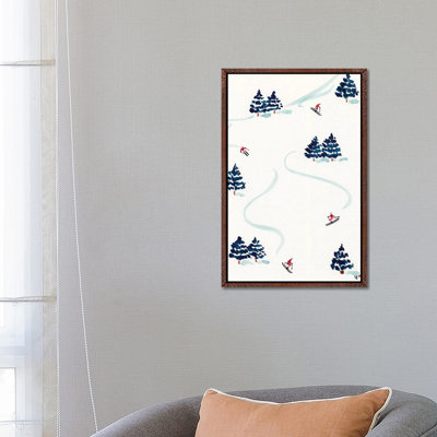 Little Skiers 1 Piece Painting on Canvas