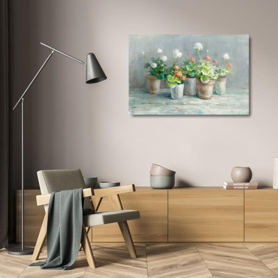 Art Direct Nai, Danhui, reproduction d'art sur toile, géraniums de ferme