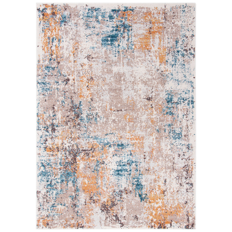 Crystal Performance Abstract Rug, Rectangle 8' x 10'