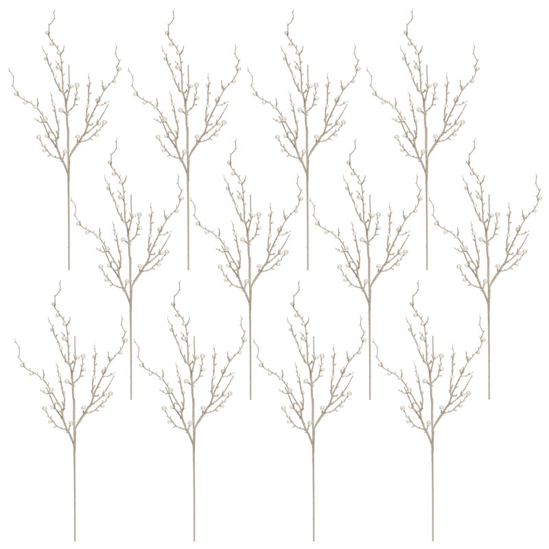 Winter Pearl Branch Spray, 36 Inches