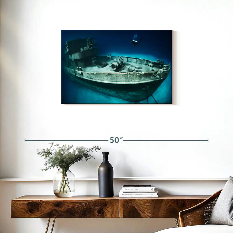 Naufrage de Senne Kittiwake, H 20 po x l 30 po