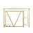 Industrial Writing Desk, Gold