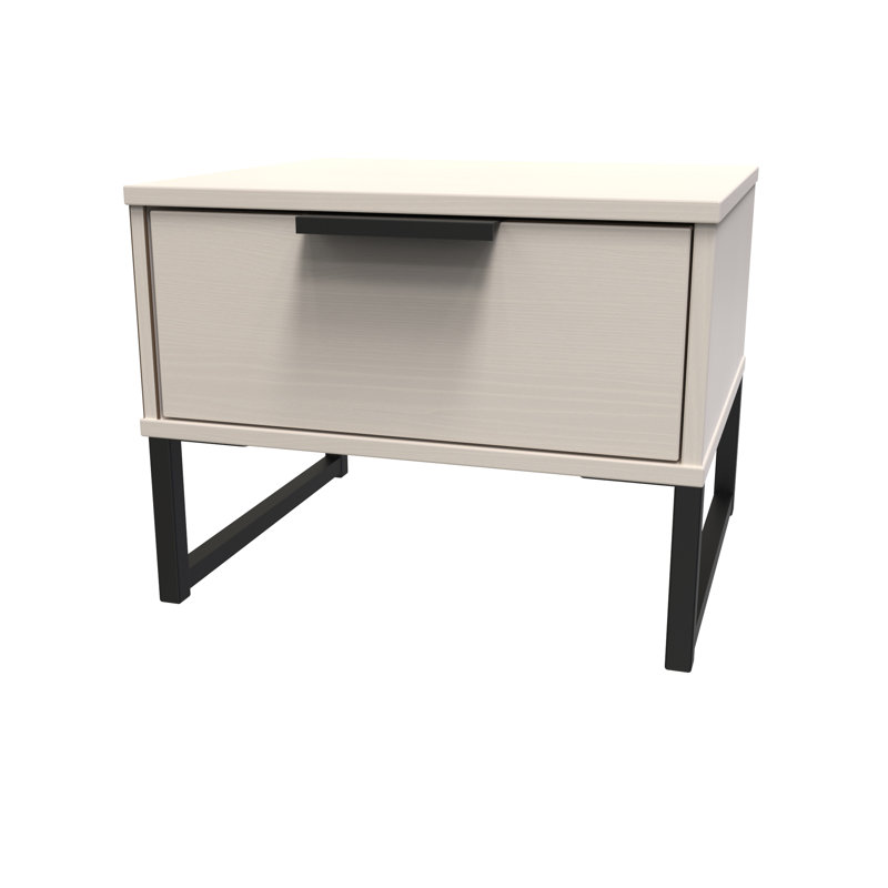 Turah 1 Drawer Bedside Cabinet (Ready Assembled), Kashmir Ash