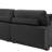 Milbrey 3 - Piece Upholstered Gray Corduroy Modular Sectional Sofa with Pillow Back and Solid Wood Legs-753509383