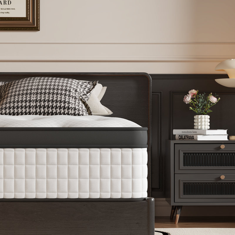 25cm Memory Foam Mattress Pocket Sprung Hybrid Mattress, Single (3')