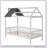 Wood House Bed With Fence-1464594758-1464594757