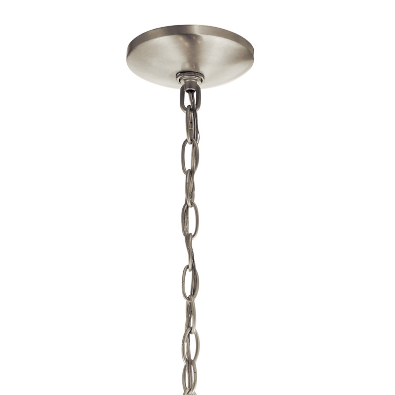 Lustre d'extérieur 4 lumières H 23 po, Gris antique vieilli