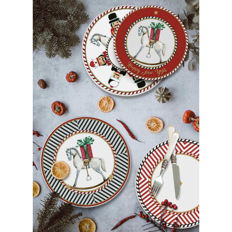 Nutcracker 26cm Stoneware Dinner Plate