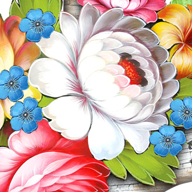 Weather Resistant and UV Resistant Wood Wall Mounted and Hanging No Holiday Decoration