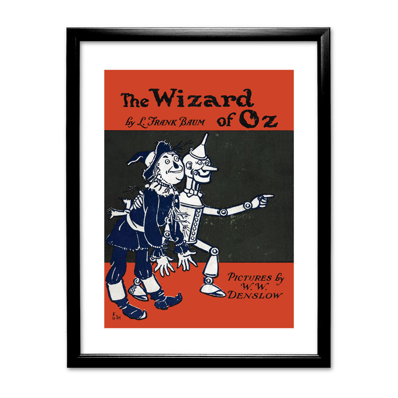 William Wallace Denslow - Single Picture Frame Print, Black