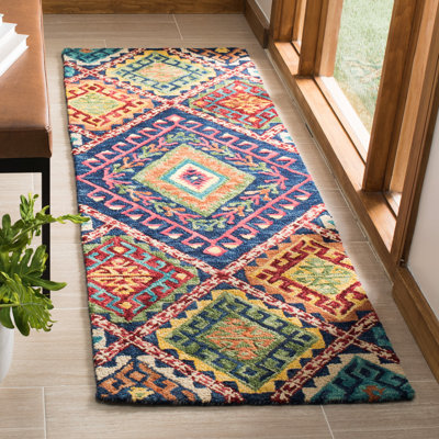 Vahakn Hand Tufted Wool Geometric Rug